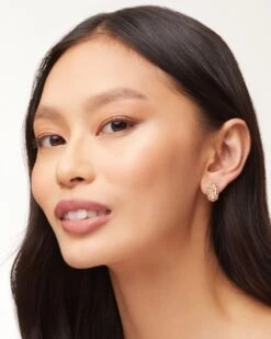 Ellie Clip On Rose Gold Stud Earrings In Rose Gold Drusy 6 Ellie Clip On Rose Gold Stud Earrings In Rose Gold Drusy -Jewelry Shop kendra scott ellie clip on rose gold stud earring rose gold drusy