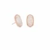 Ellie Rose Gold Stud Earrings In Iridescent Drusy -Jewelry Shop kendra scott ellie rose gold stud earrings in iridescent drusy 00 default lg