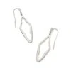 Elongated Abbie Open Frame Earrings In Silver 2 Elongated Abbie Open Frame Earrings In Silver -Jewelry Shop kendra scott elongated abbie open frame earrings rhodium 00