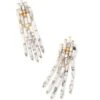 Ember Gold Statement Earrings In White Howlite -Jewelry Shop kendra scott ember statement earrings gold white howlite 00