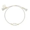 Everlyne Silver Cord Friendship Bracelet In Ivory Mother-of-Pearl -Jewelry Shop kendra scott everlyne friendship bracelet gold ivory mop 00 lg
