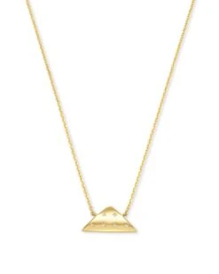 Folds Of Honor 14k Gold Pendant Necklace In White Diamond