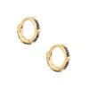 Jett 14k Yellow Gold Huggie Earrings In Black Diamond 2 Jett 14k Yellow Gold Huggie Earrings In Black Diamond -Jewelry Shop kendra scott fine jett huggie earrings 14k yellow gold black diamond 00 lg
