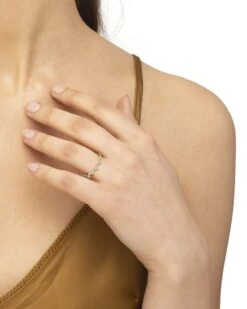 Finley 14k Yellow Gold Band Ring In White Diamond -Jewelry Shop kendra scott finley band ring 14k yellow gold white diamond 03 lg