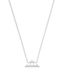 Folds Of Honor Pendant Necklace In Silver