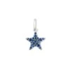 Folds Of Honor Sterling Silver Star Charm In Blue Sapphire -Jewelry Shop kendra scott folds of honor star charm sterling silver blue sapphire 00 lg
