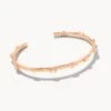 Haven Heart Cuff Bracelet In Rose Gold -Jewelry Shop kendra scott haven heart cuff bracelet rose gold 00 lg