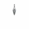 Heart Charm In Vintage Silver -Jewelry Shop kendra scott heart causes charm vintage silver 00 lg