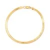 Herringbone Chain Bracelet In 18k Yellow Gold Vermeil -Jewelry Shop kendra scott herringbone chain bracelet 18k yellow gold vermeil 00 lg