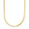 Herringbone Chain Necklace In 18k Gold Vermeil -Jewelry Shop kendra scott herringbone chain necklace 18k yellow gold vermeil 00 lg