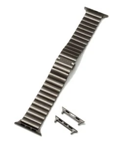 Hudson Watch Band In Gunmetal Stainless Steel -Jewelry Shop kendra scott hudson watch band gunmetal stainless steel 02