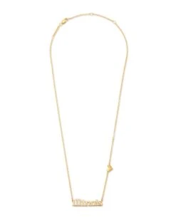 Jewelry Shop -Jewelry Shop kendra scott illinois pendant necklace 18k yellow gold vermeil 01 lg