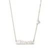 Illinois Pendant Necklace In Sterling Silver -Jewelry Shop kendra scott illinois pendant necklace sterling silver 00 lg