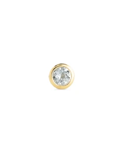 Iva 18k Yellow Gold Vermeil Single Stud Earring In Amethyst -Jewelry Shop kendra scott iva mini stud earring 18k gold vermeil white topaz 01 lg