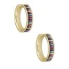 Jack Gold Hoop Earrings In Multi Crystal -Jewelry Shop kendra scott jack hoop earring gold jewel tone mix 00 lg