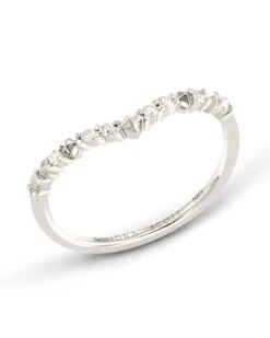 Jaclyn 14k White Gold Band Ring In White Diamond -Jewelry Shop kendra scott jaclyn band ring 14k white gold 01 lg
