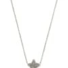 Jae Star Silver Pendant Necklace In Platinum Drusy