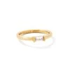 Juliette Gold Band Ring In White Crystal -Jewelry Shop kendra scott juliette band ring gold white crystal 00