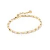 Juliette Gold Delicate Chain Bracelet In White Crystal -Jewelry Shop kendra scott juliette delicate chain bracelet gold white crystal 00