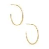 Keeley 25mm Small Hoop Earrings In 18k Gold Vermeil