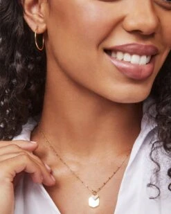 Keeley 25mm Small Hoop Earrings In 18k Gold Vermeil -Jewelry Shop kendra scott keeley small hoop earrings 18k gold vermeil