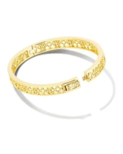 Kelly Bangle Bracelet In Gold -Jewelry Shop kendra scott kelly bangle bracelet gold 01