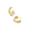 Kelly Huggie Earrings In Gold -Jewelry Shop kendra scott kelly huggie earrings gold 00