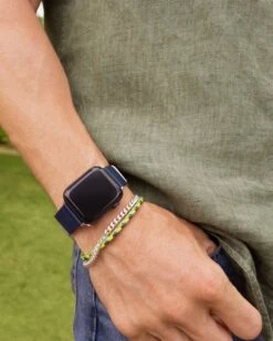 Kenneth Nylon Watch Band In Navy -Jewelry Shop kendra scott kenneth nylon watch band navy nato