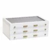 Large Antique Brass Jewelry Box In White Lacquer -Jewelry Shop kendra scott large jewelry box organizer 00 default lg