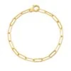 Large Paperclip Chain Bracelet In 18k Gold Vermeil -Jewelry Shop kendra scott large paperclip chain bracelet 18k yellow gold vermeil 00 lg