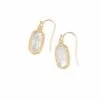 Lee Gold Drop Earrings In Ivory Pearl -Jewelry Shop kendra scott lee gold drop earrings in ivory pearl 00 default lg