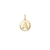 Letter A Coin Charm In 18k Gold Vermeil -Jewelry Shop kendra scott letter a coin 18k gold vermeil 00 lg