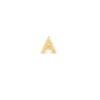 Letter A Single Stud Earring In 18k Gold Vermeil -Jewelry Shop kendra scott letter a stud earring 18k gold vermeil 01 lg