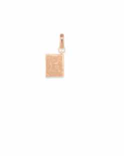 Literacy Charm In Rose Gold -Jewelry Shop kendra scott literacy charm rose gold 01 lg