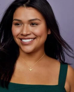 Longhorn Charm In 18k Gold Vermeil -Jewelry Shop kendra scott longhorn charm gold vermeil 03 lg