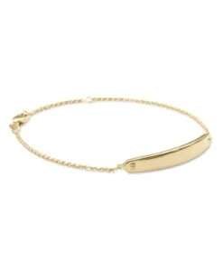 Mattie Bar Delicate Bracelet In 18k Gold Vermeil -Jewelry Shop kendra scott mattie bracelet gold 02 lg