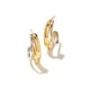 Meg Double Hoop Earrings In Mixed Metal 1 Meg Double Hoop Earrings In Mixed Metal -Jewelry Shop kendra scott meg double hoop earrings 18k yellow gold vermeil Mix Silver 01