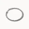 Beck Rope Chain Bracelet In Oxidized Sterling Silver -Jewelry Shop kendra scott mens beck rope chain bracelet sterling silver 00 lg