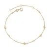 Michelle 14k Yellow Gold Delicate Bracelet In White Diamond -Jewelry Shop kendra scott michelle delicate bracelet 14k yellow gold white diamond 00