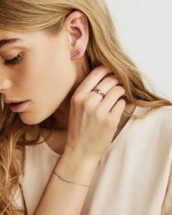 Michelle 14k Yellow Gold Band Ring In White Diamond 6 Michelle 14k Yellow Gold Band Ring In White Diamond -Jewelry Shop kendra scott michelle ring in 14k gold 02 default lg