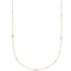 Michelle 14k Yellow Gold Strand Necklace In White Diamond -Jewelry Shop kendra scott michelle short strand necklace 14k yellow gold white diamond 00 lg