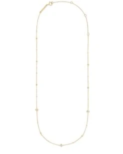 Michelle 14k Yellow Gold Strand Necklace In White Diamond 13 Michelle 14k Yellow Gold Strand Necklace In White Diamond -Jewelry Shop kendra scott michelle short strand necklace 14k yellow gold white diamond 01 lg