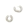 Mikki Hoop Earrings In Silver