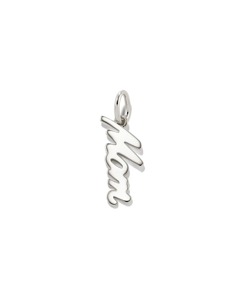 Mom Charm In Sterling Silver 5 Mom Charm In Sterling Silver - Image 3
