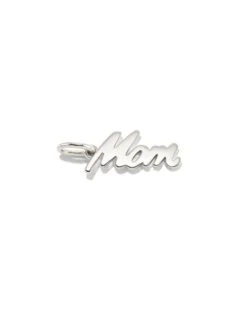 Mom Charm In Sterling Silver