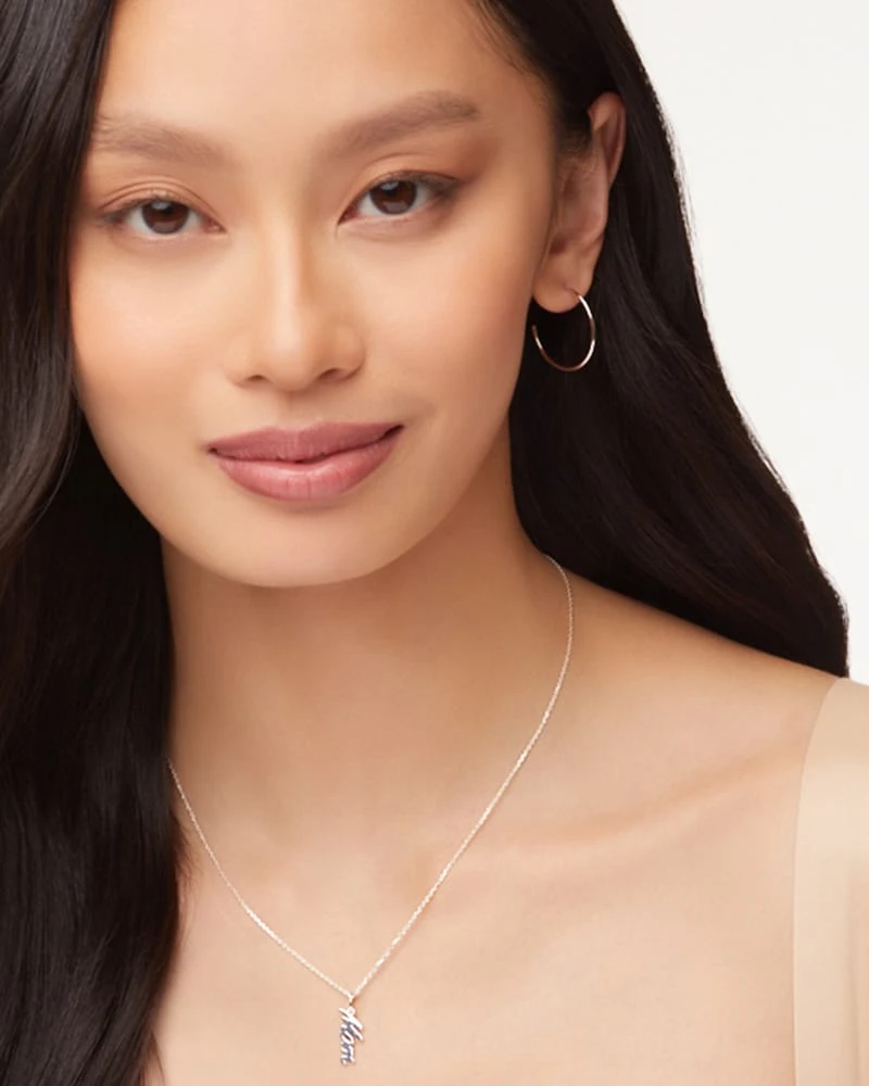 Mom Charm In Sterling Silver 4 Mom Charm In Sterling Silver - Image 2