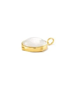 Matilda 18k Gold Vermeil Stone Charm In Ivory Mother-Of-Pearl 8 Matilda 18k Gold Vermeil Stone Charm In Ivory Mother-Of-Pearl -Jewelry Shop kendra scott mother matilda stone charm 18k yellow gold vermeil ivory mop 02