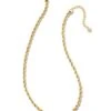 Olivia Chain Necklace In Gold -Jewelry Shop kendra scott olivia chain necklace gold 00