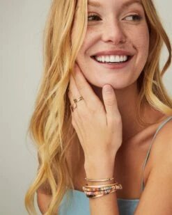 Ott Adjustable Chain Bracelet In Silver -Jewelry Shop kendra scott ott bracelet gold 03 lg