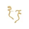 Phoenix Ear Climber Earrings In Vintage Gold -Jewelry Shop kendra scott phoenix ear climber earring vintage gold wt cz 00 lg